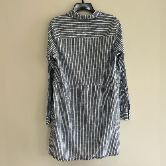 Michael Stars Elsie Striped Mini Shirtdress, size M - Picture 3 of 13